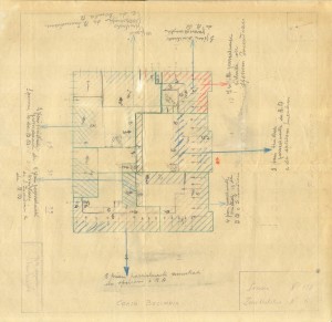 Bombardamenti aerei. Censimento edifici danneggiati o distrutti. ASCT Fondo danni di guerra inv. 178 cart. 4 fasc. 8. © Archivio Storico della Città di Torino 