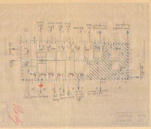 Bombardamenti aerei. Censimento edifici danneggiati o distrutti. ASCT Fondo danni di guerra inv. 1282 cart. 26 fasc. 38. © Archivio Storico della Città di Torino