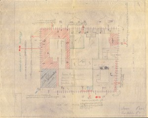 Bombardamenti aerei. Censimento edifici danneggiati o distrutti. ASCT Fondo danni di guerra inv. 245 cart. 5 fasc. 5. © Archivio Storico della Città di Torino