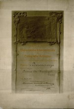 Diploma di benemerenza, 1902