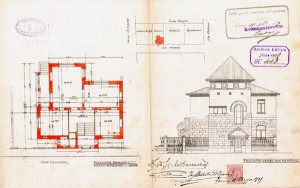 Progetto Edilizio villino Baricco (ASCT, PE I cat., 1909/443)
