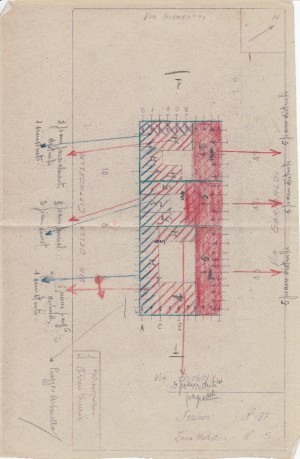 Bombardamenti aerei. Censimento edifici danneggiati o distrutti. ASCT Fondo danni di guerra inv. 187 cart. 4 fasc. 17. © Archivio Storico della Città di Torino