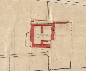 Cascina Continassa. Catasto Rabbini, 1866, ©Archivio di Stato di Torino