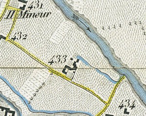 Cascina Tetti Basse di Dora. Topografia della Città e Territorio di Torino, 1840. © Archivio Storico della Città di Torino