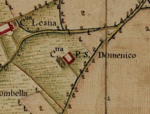 Cascina Bussone. Carta Topografica della Caccia, 1760-1766. © Archivio di Stato di Torino