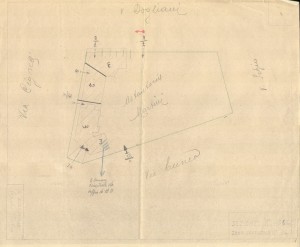 Bombardamenti aerei. Censimento edifici danneggiati o distrutti. ASCT Fondo danni di guerra inv. 1066 cart. 22 fasc. 21. © Archivio Storico della Città di Torino 