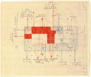 Bombardamenti aerei. Censimento edifici danneggiati o distrutti. ASCT Fondo danni di guerra inv. 308 cart. 5 fasc. 48. © Archivio Storico della Città di Torino