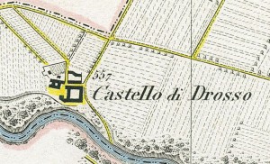 Complesso del Drosso. Antonio Rabbini , Topografia della Città e Territorio di Torino, 1840. © Archivio Storico della Città di Torino