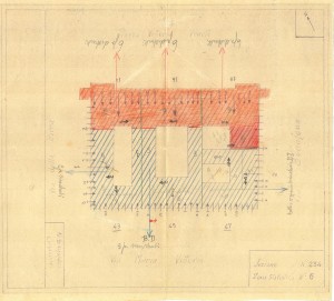 Bombardamenti aerei. Censimento edifici danneggiati o distrutti. ASCT Fondo danni di guerra inv. 234 cart. 4 fasc. 24. © Archivio Storico della Città di Torino