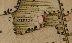 Cascina Giajone. Carta Topografica della Caccia, 1760-1766 circa, © Archivio di Stato di Torino.