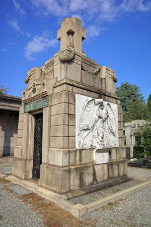 09. Francesco Sassi (1870-1943),Tomba famiglia Poggia-Picatti (A329). Fotografia di Roberto Cortese, 2018