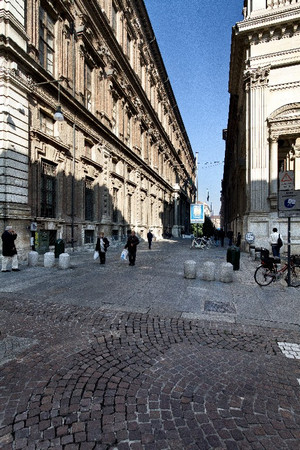 Michelangelo Garove, Collegio dei Nobili (scorcio), 1679-1690. Fotografia di Mattia Boero, 2010. © MuseoTorino.