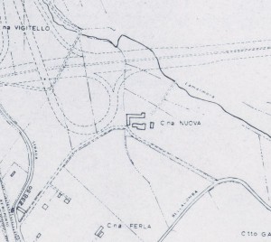 Cascina Nuova o Berta. Istituto Geografico Militare, Pianta di Torino, 1974. © Archivio Storico della Città di Torino