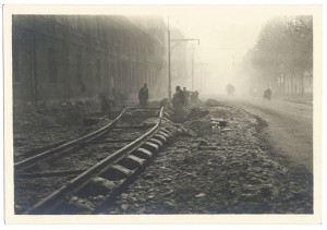 Corso Moncalieri. Effetti prodotti dai bombardamenti dell'incursione aerea del 28 Novembre 1942. UPA 2305_9C02-17. © Archivio Storico della Città di Torino