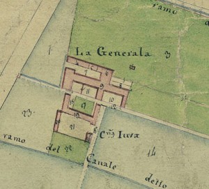 Cascina Generala. Catasto Gatti, 1820-1830. © Archivio Storico della Città di Torino