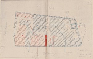 Bombardamenti aerei. Censimento edifici danneggiati o distrutti. ASCT Fondo danni di guerra inv. 1058 cart. 22 fasc. 13. © Archivio Storico della Città di Torino