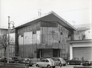 Chiesa di San Paolo Apostolo (1966 - 1967)©Archivio privato Ing. Prof. Mario Bianco