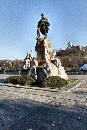 Odoardo Tabacchi, Monumento a Giuseppe Garibaldi (2), 1887. Fotografia di Mattia Boero, 2010. © MuseoTorino. 