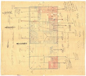 Bombardamenti aerei. Censimento edifici danneggiati o distrutti. ASCT Fondo danni di guerra inv. 115 cart. 3 fasc. 4. © Archivio Storico della Città di Torino