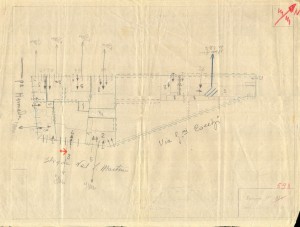 Bombardamenti aerei. Censimento edifici danneggiati o distrutti. ASCT Fondo danni di guerra inv. 593 cart. 12 fasc. 23. © Archivio Storico della Città di Torino