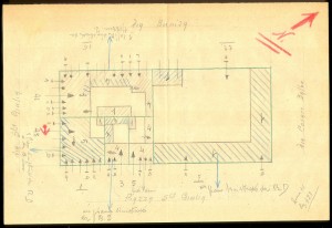 Bombardamenti aerei. Censimento edifici danneggiati o distrutti. ASCT Fondo danni di guerra inv. 423 cart. 8 fasc. 16. © Archivio Storico della Città di Torino 