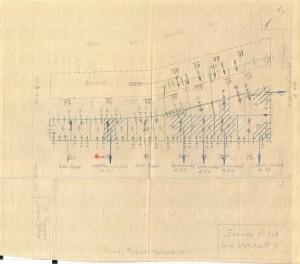 Bombardamenti aerei. Censimento edifici danneggiati o distrutti. ASCT Fondo danni di guerra inv. 963 cart. 19 fasc. 15. © Archivio Storico della Città di Torino