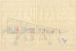 Bombardamenti aerei. Censimento edifici danneggiati o distrutti. ASCT Fondo danni di guerra inv. 448 cart. 8 fasc. 41. © Archivio Storico della Città di Torino 