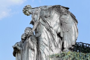 28s Edoardo Rubino (1871-1954)scultore, architetto Giuseppe Velati Bellini (1867-1926) Monumento Gambaro, 1919 (A 444). Fotografia di Roberto Cortese, 2018