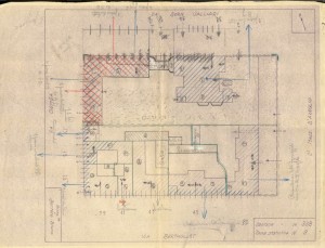 Bombardamenti aerei. Censimento edifici danneggiati o distrutti. ASCT Fondo danni di guerra inv. 338 cart. 6 fasc. 21. © Archivio Storico della Città di Torino