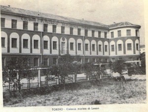 Immagine della struttura della colonia marina (a Loano) del Patronato Scolastico di Torino. © Archivio Fondazione Tancredi di Barolo