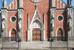Giovanni Battista Ferrante, Chiesa di Santa Giulia (particolare facciata), 1862-1866. Fotografia di Fabrizia Di Rovasenda, 2010. © MuseoTorino. 