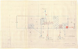 Bombardamenti aerei. Censimento edifici danneggiati o distrutti. ASCT Fondo danni di guerra inv. 278 cart. 5 fasc. 18. © Archivio Storico della Città di Torino