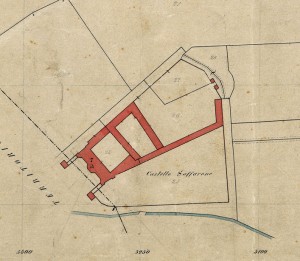 Cascina Saffarona. Catasto Rabbini, 1866. © Archivio di Stato di Torino