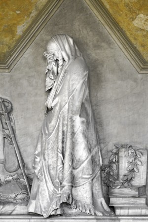 15AI Vincenzo Vela (1820-1891), Tomba Ferreri Provana, 1867, (Arcata 126). Fotografia di Roberto Cortese, 2018