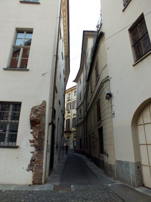 Vicolo tra piazzetta Viglongo e piazzetta dei maestri minusieri. Fotografia di Paola Boccalatte, 2014. © MuseoTorino