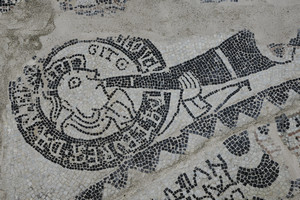 Mosaico di San Salvatore. Fotografia di Paolo Gonella, 2010. © Soprintendenza per i Beni Archeologici del Piemonte e del Museo Antichità Egizie.
