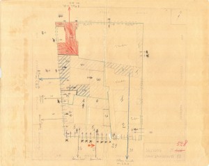 Bombardamenti aerei. Censimento edifici danneggiati o distrutti. ASCT Fondo danni di guerra inv. 528 cart. 10 fasc. 9. © Archivio Storico della Città di Torino