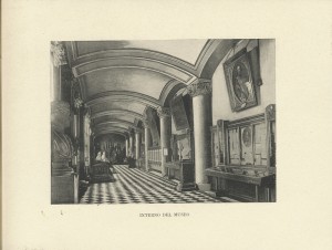 Mole Antonelliana, interno del Museo del Risorgimento, 1908. © Archivio Storico della Città di Torino