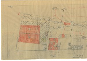 Bombardamenti aerei. Censimento edifici danneggiati o distrutti. ASCT Fondo danni di guerra inv. 2271 cart. 45 fasc. 50 prima parte. © Archivio Storico della Città di Torino