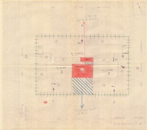 Bombardamenti aerei. Censimento edifici danneggiati o distrutti. ASCT Fondo danni di guerra inv. 289 cart. 5 fasc. 29. © Archivio Storico della Città di Torino