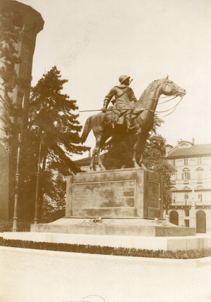 Pietro Canonica, Monumento ai Cavalieri d'Italia, 1923. Fotografia di Mario Gabinio, 1923. © Fondazione Torino Musei.