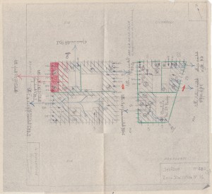 Bombardamenti aerei. Censimento edifici danneggiati o distrutti. ASCT Fondo danni di guerra inv. 480 cart. 9 fasc. 31. © Archivio Storico della Città di Torino