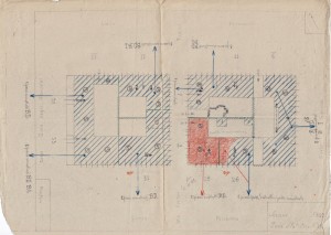 Bombardamenti aerei. Censimento edifici danneggiati o distrutti. ASCT Fondo danni di guerra inv. 820 cart. 16 fasc. 47. © Archivio Storico della Città di Torino