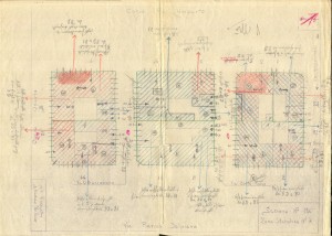 Bombardamenti aerei. Censimento edifici danneggiati o distrutti. ASCT Fondo danni di guerra inv. 126 cart. 3 fasc. 15. © Archivio Storico della Città di Torino