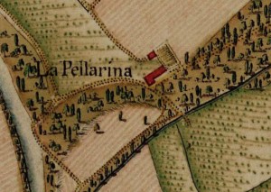 Cascina Pellerina. Carta Topografica della Caccia, 1760-1766 circa. © Archivio di Stato di Torino