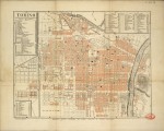 Pianta topografica della città di Torino, 1880 circa