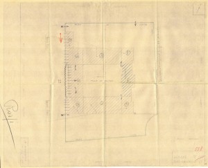 Bombardamenti aerei. Censimento edifici danneggiati o distrutti. ASCT Fondo danni di guerra inv. 558 cart. 11 fasc. 39. © Archivio Storico della Città di Torino