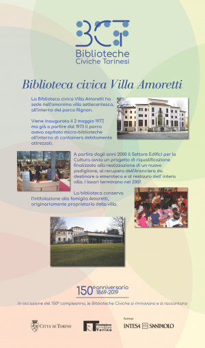 1869-2019. Biblioteca civica Villa Amoretti