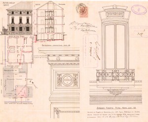 Progetto edilizio ing. Ceresa (ASCT, PE I cat. 1903/307)
