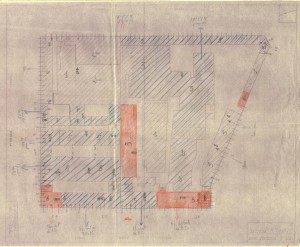 Bombardamenti aerei. Censimento edifici danneggiati o distrutti. ASCT Fondo danni di guerra inv. 1101 cart. 22 fasc. 56. © Archivio Storico della Città di Torino 